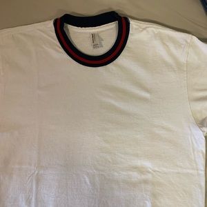 American Apparel heavyweight ringer tee